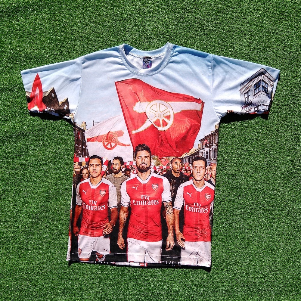 Arsenal FC Football/Soccer Player Giroud/Ozil/Alexis Gooner Fan Army Med Shirt